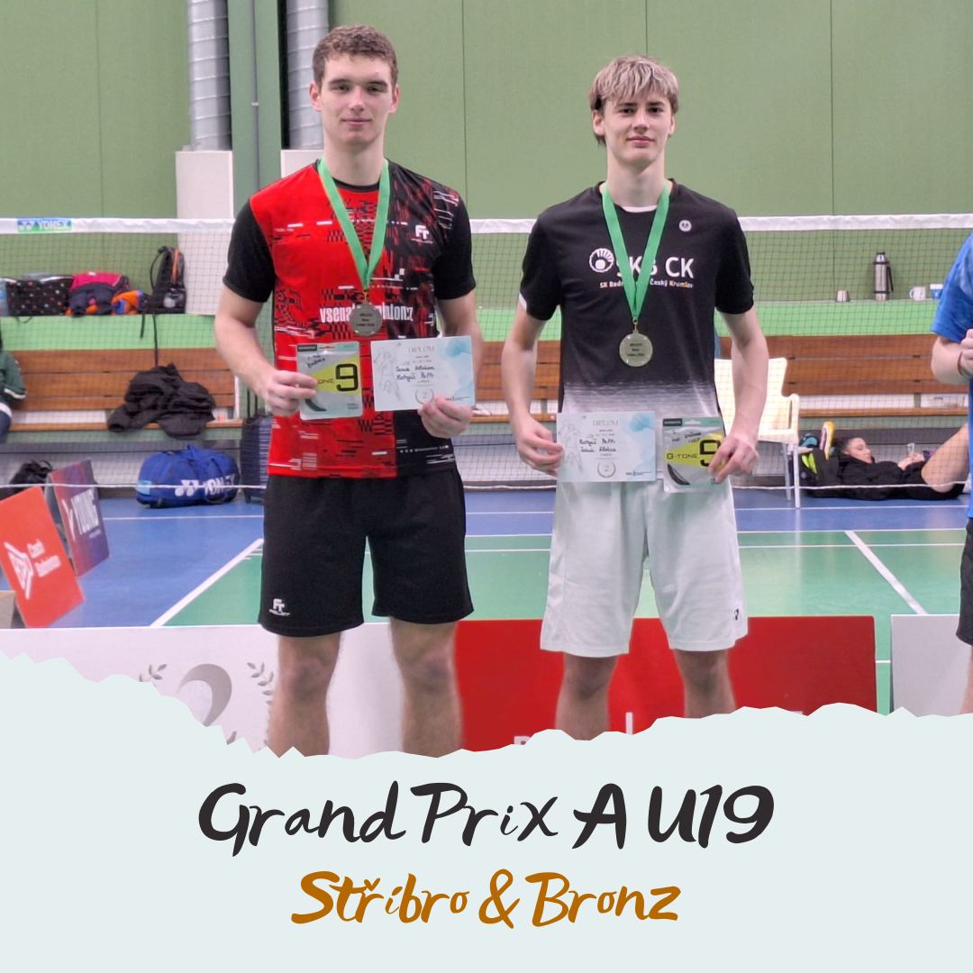 Další národní medaile z Grand Prix A U19