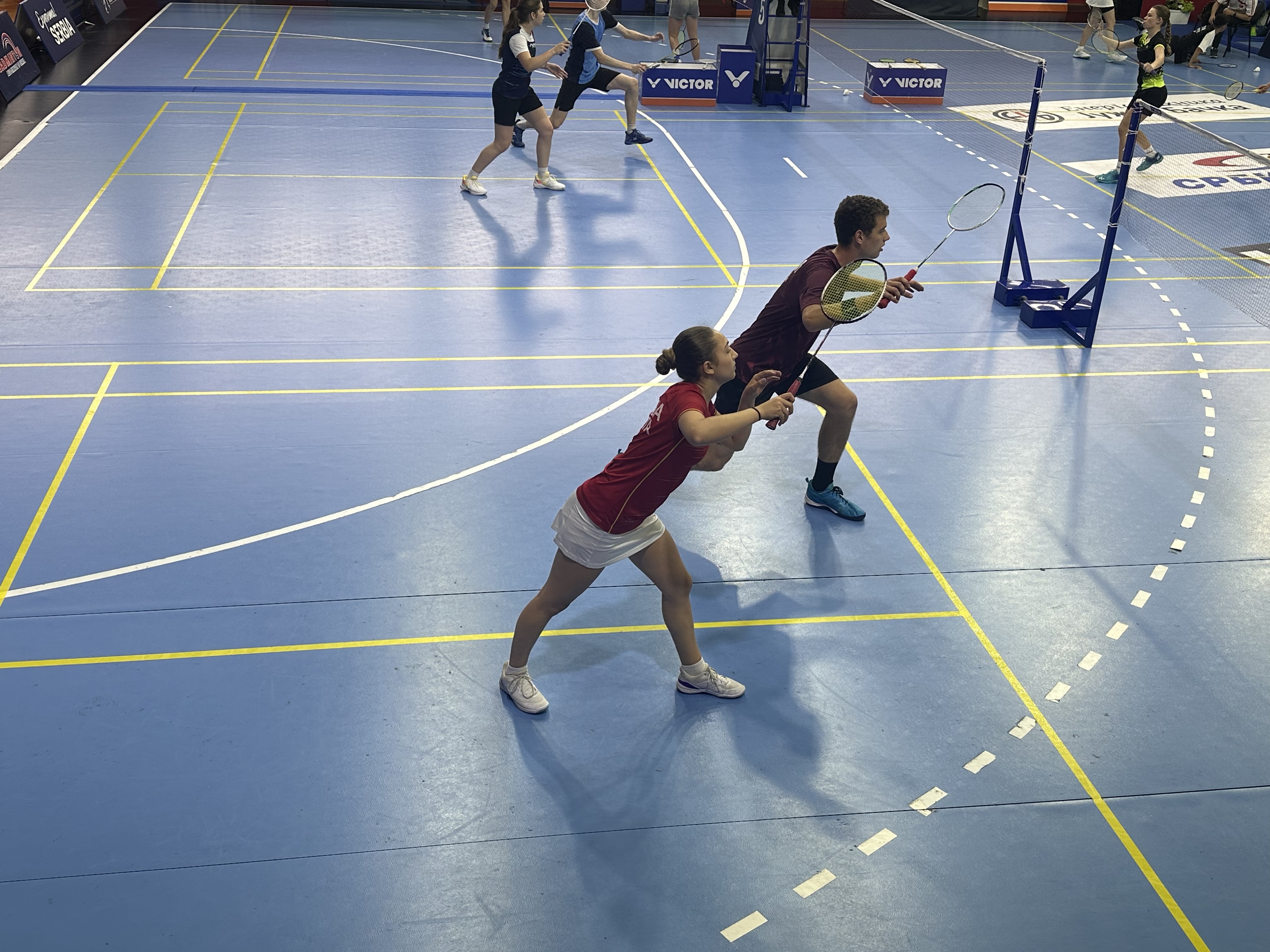 Badmintonová výměna na Serbian U17 International 2024