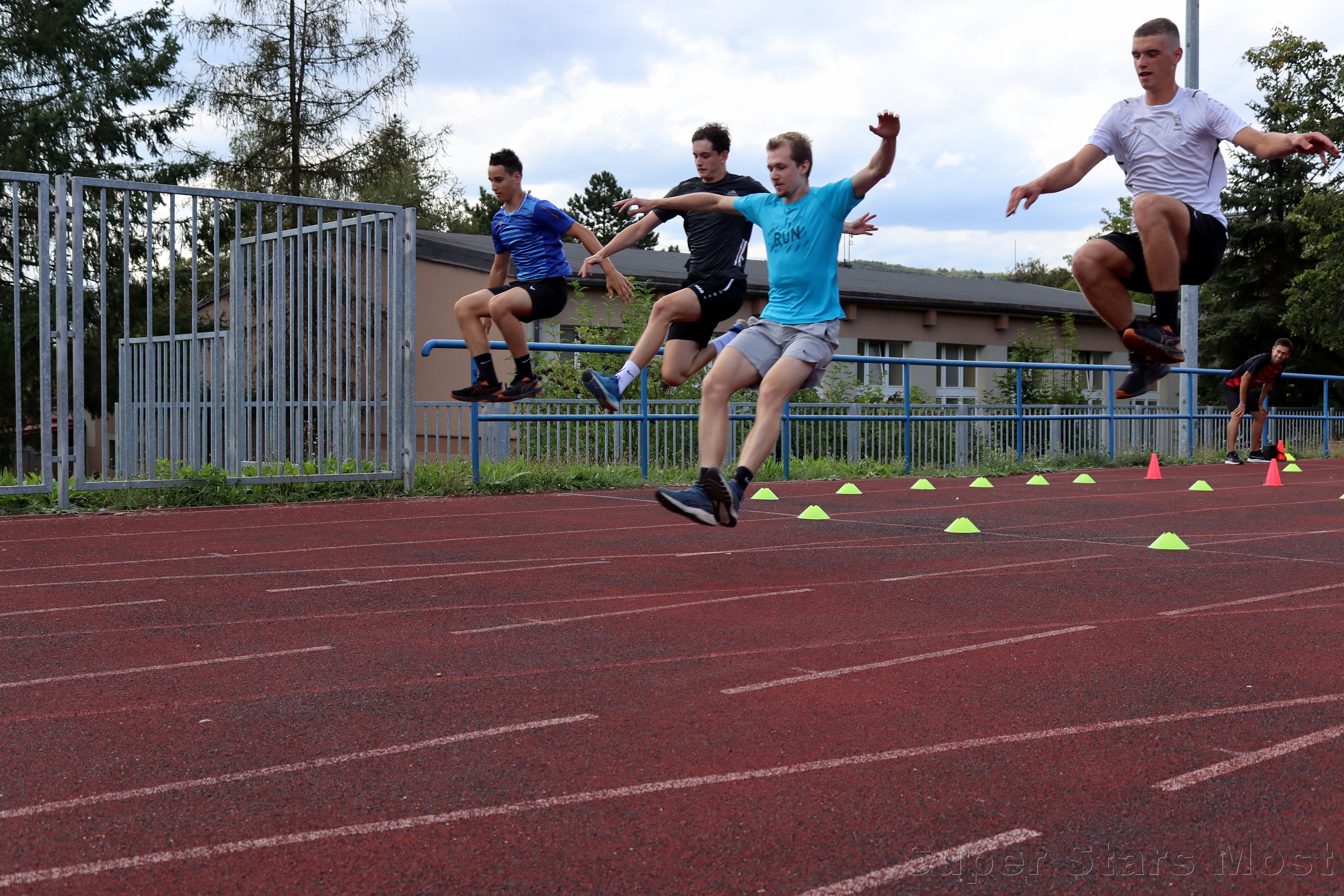 Fotka z atletického tréninku