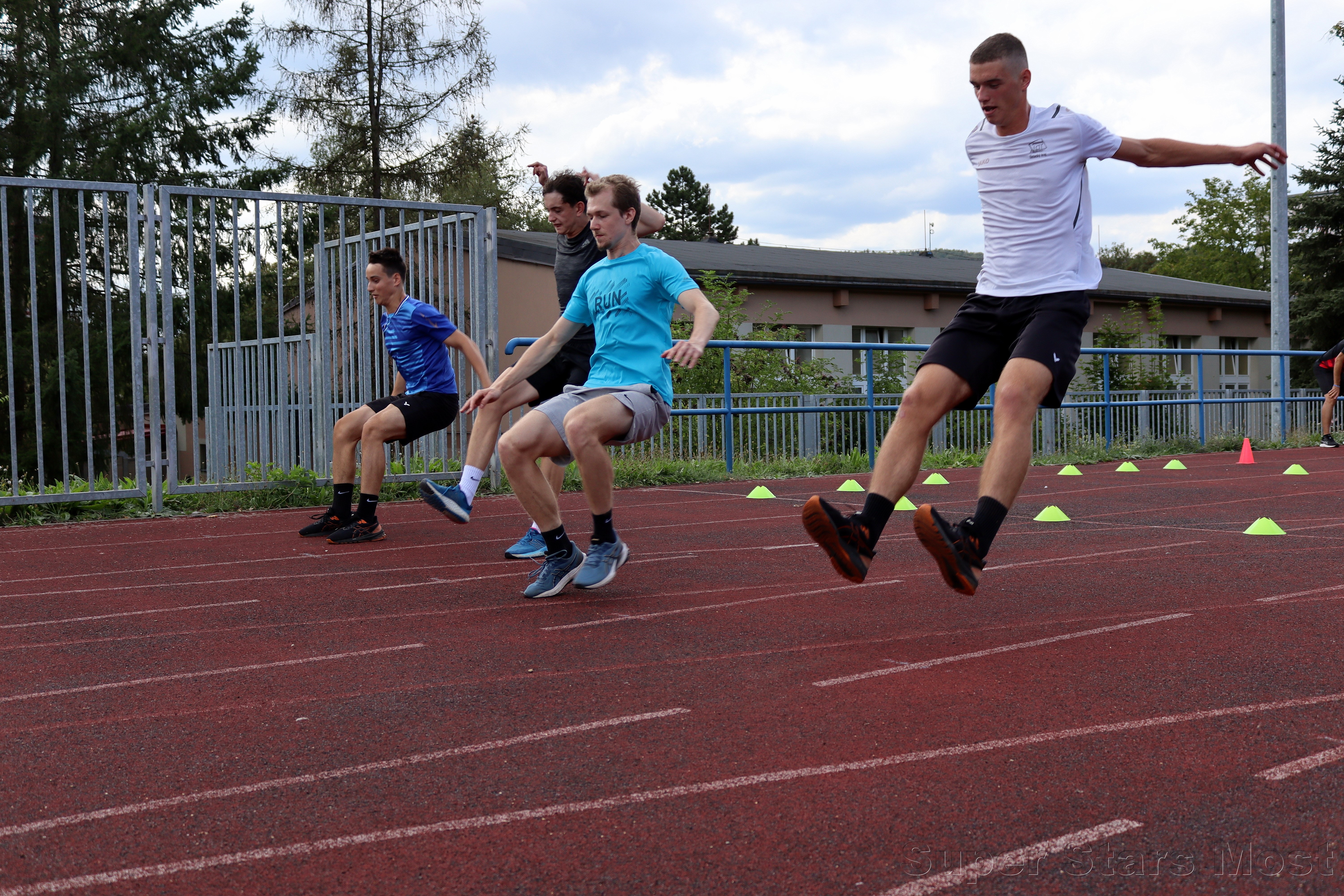 Fotka z atletického tréninku