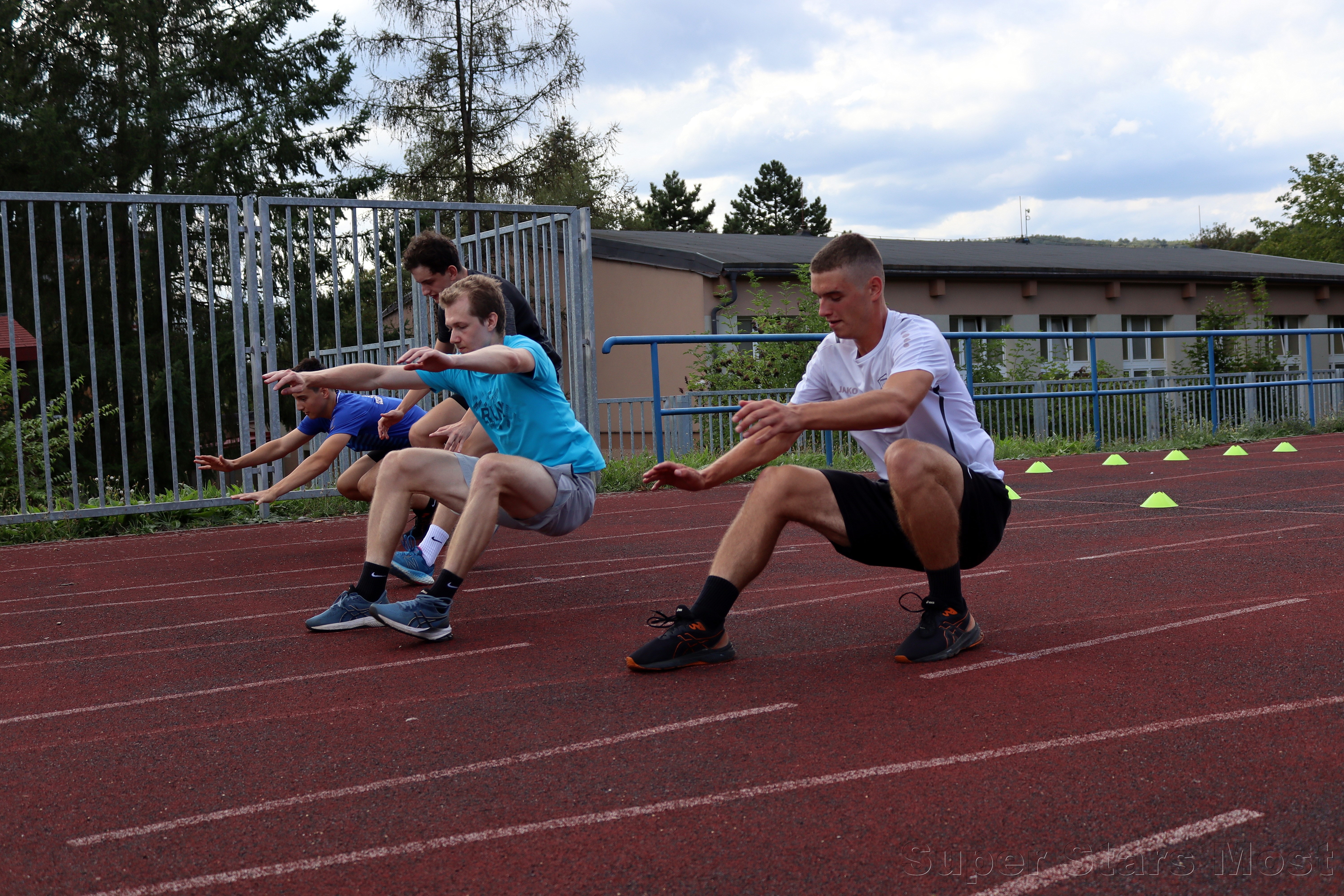 Fotka z atletického tréninku